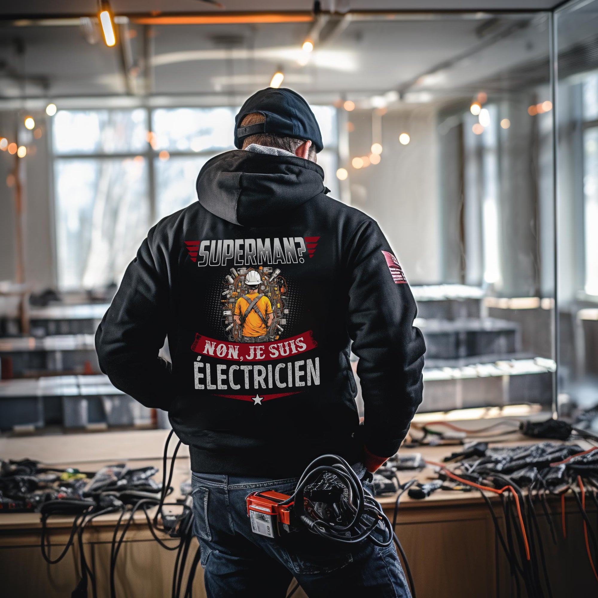 Superman ? Non, je suis Électricien