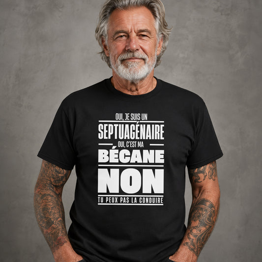 Oui, je suis un septuagénaire. Oui, c'est ma bécane