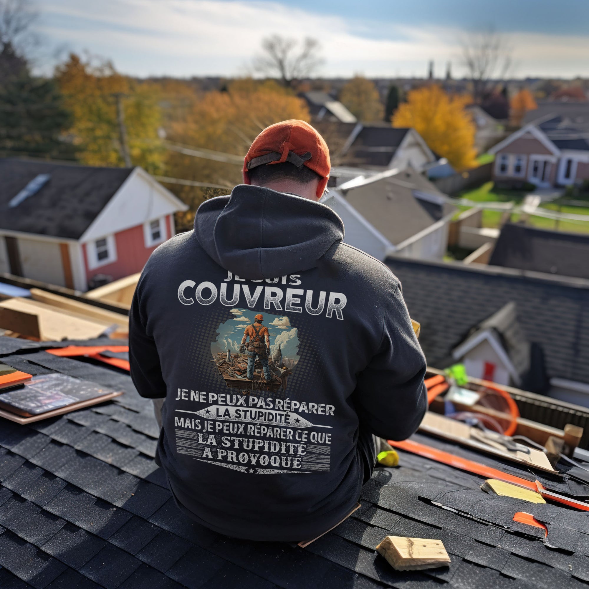 Couvreur peut réparer ce que la stupidité a provoqué