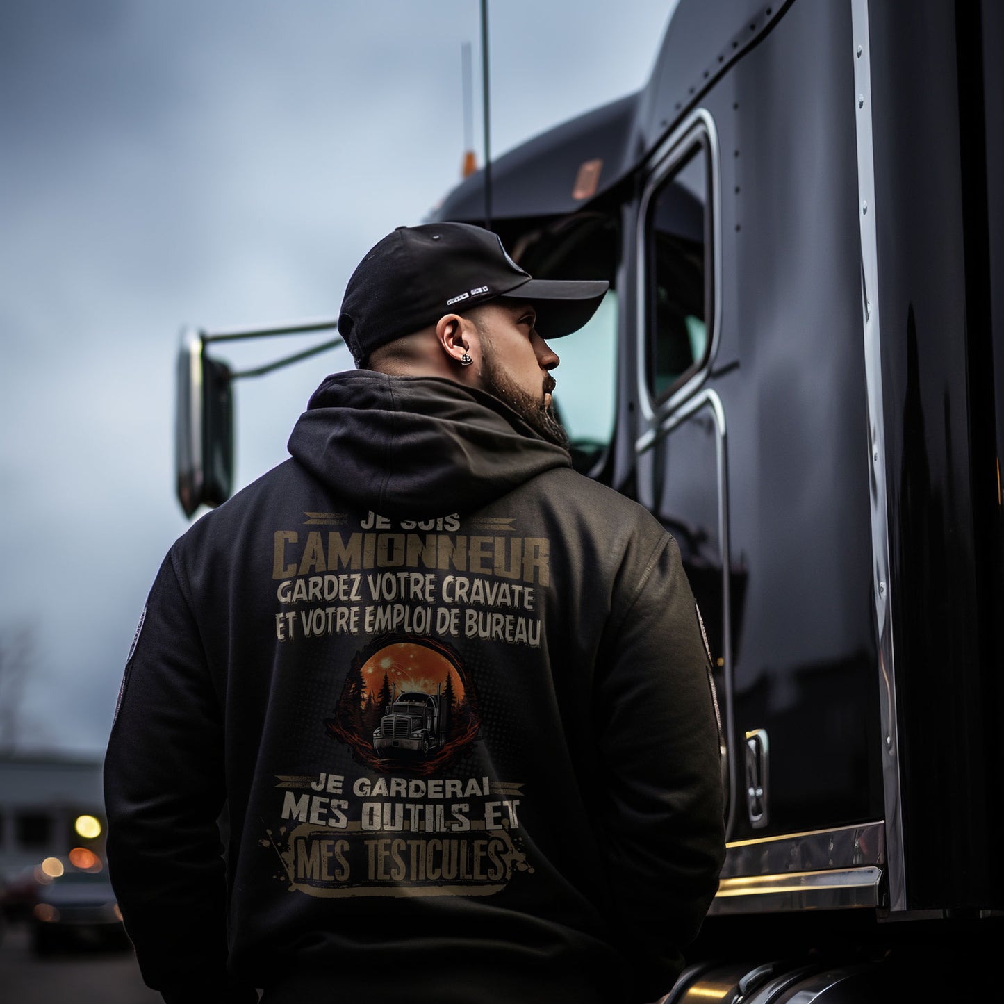 Je suis Camionneur, je garderai mes outils et mes testicules