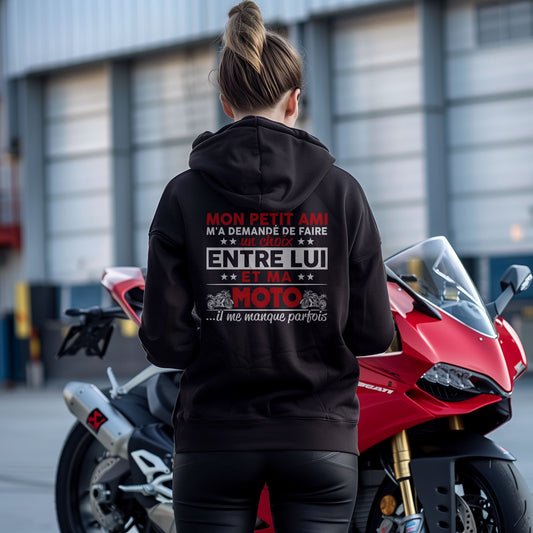 Mon petit ami m'a demandé de faire un choix entre lui et ma moto