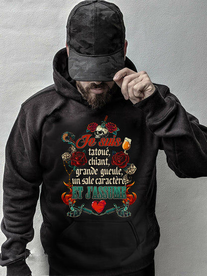 Je suis tatoué, chiant, grande gueule, un sale caractère et j’assume