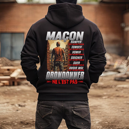 Maçon, ramper, tomber, vomir, saigner est acceptable