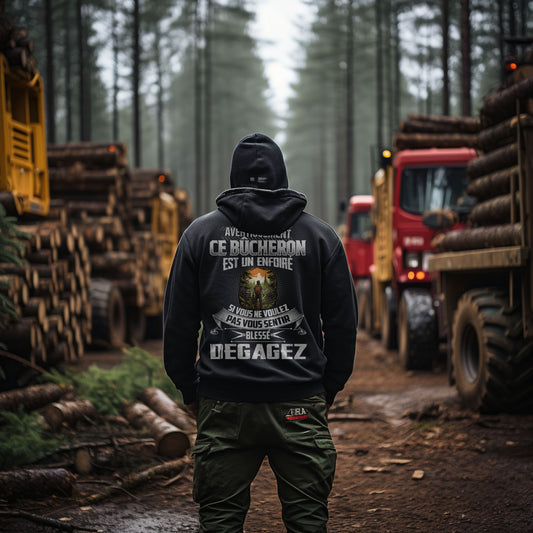 Bûcheron grincheux, sarcastique, imprévisible, non médicamenté