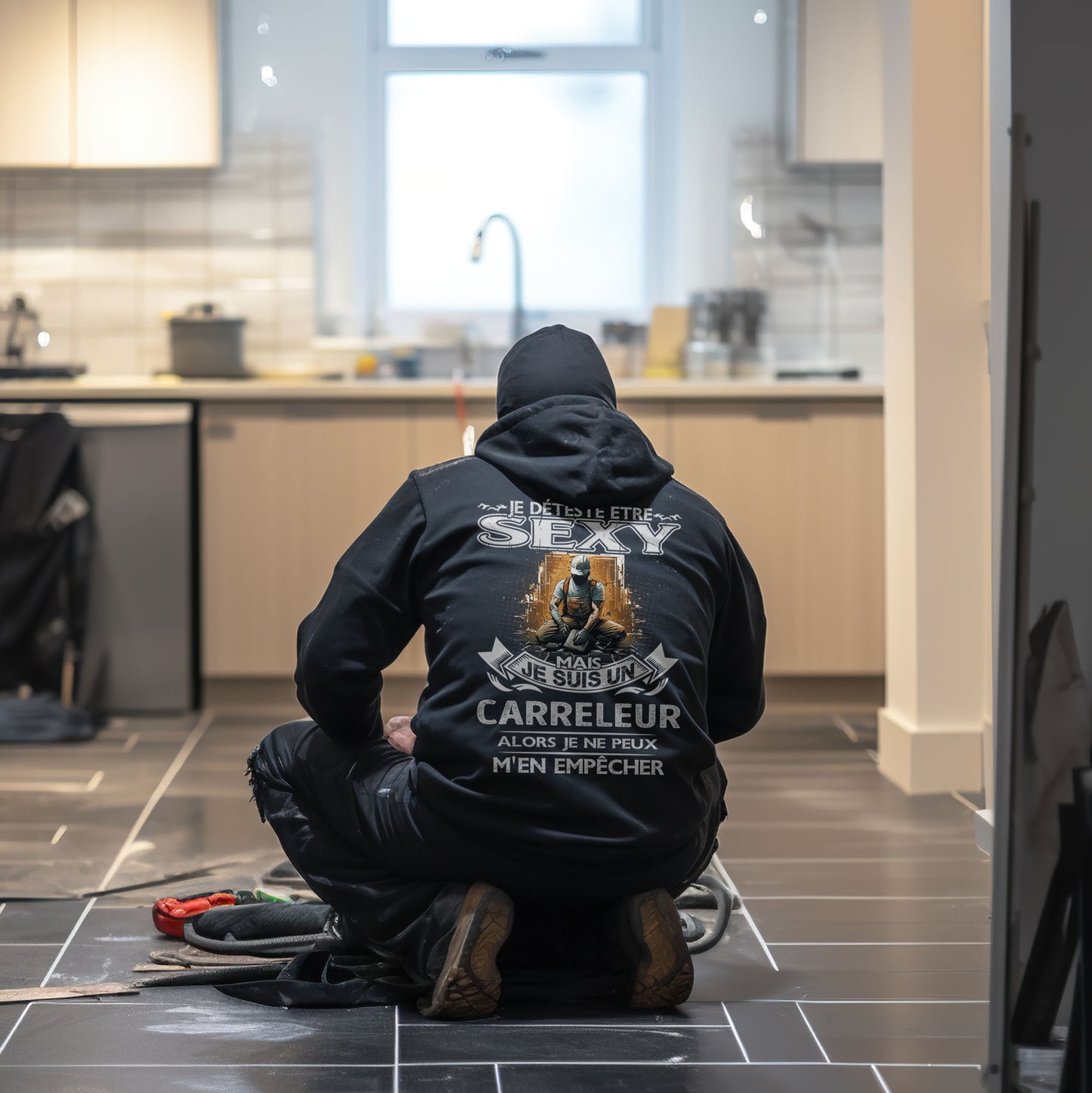 Je suis un Carreleur alors je ne peux m'en empêcher