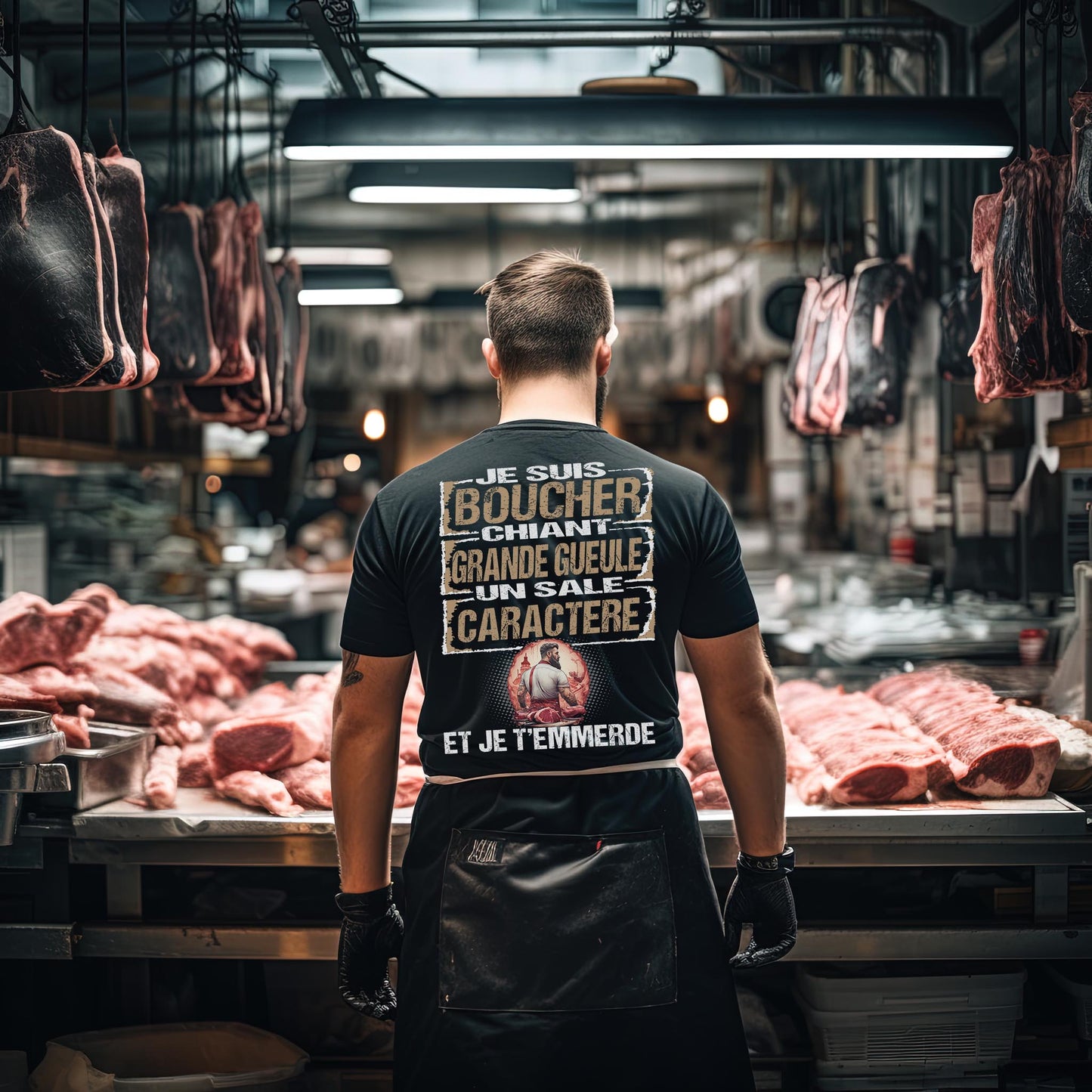Boucher, chiant, grande gueule, un sale caractère