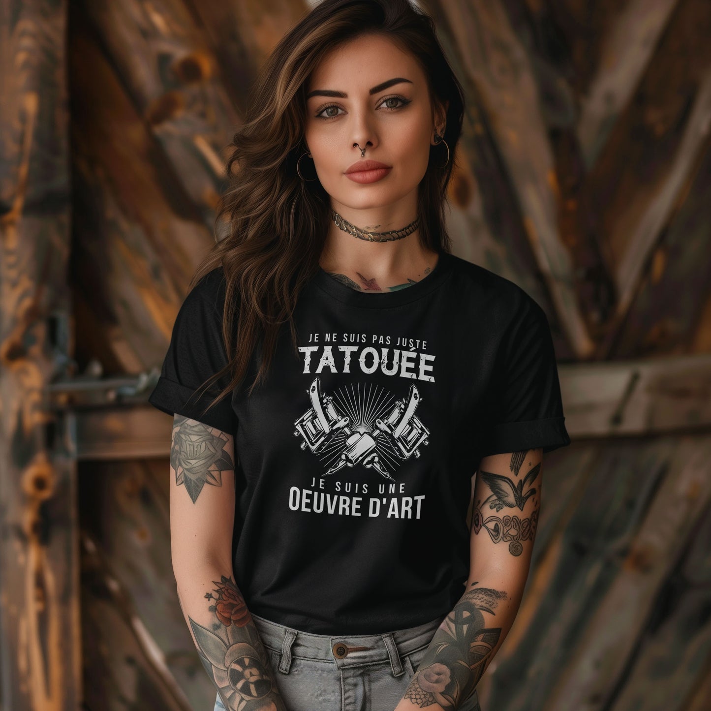 Je ne suis pas juste tatouée je suis une oeuvre d'art