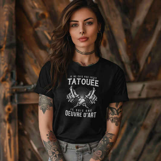 Je ne suis pas juste tatouée je suis une oeuvre d'art
