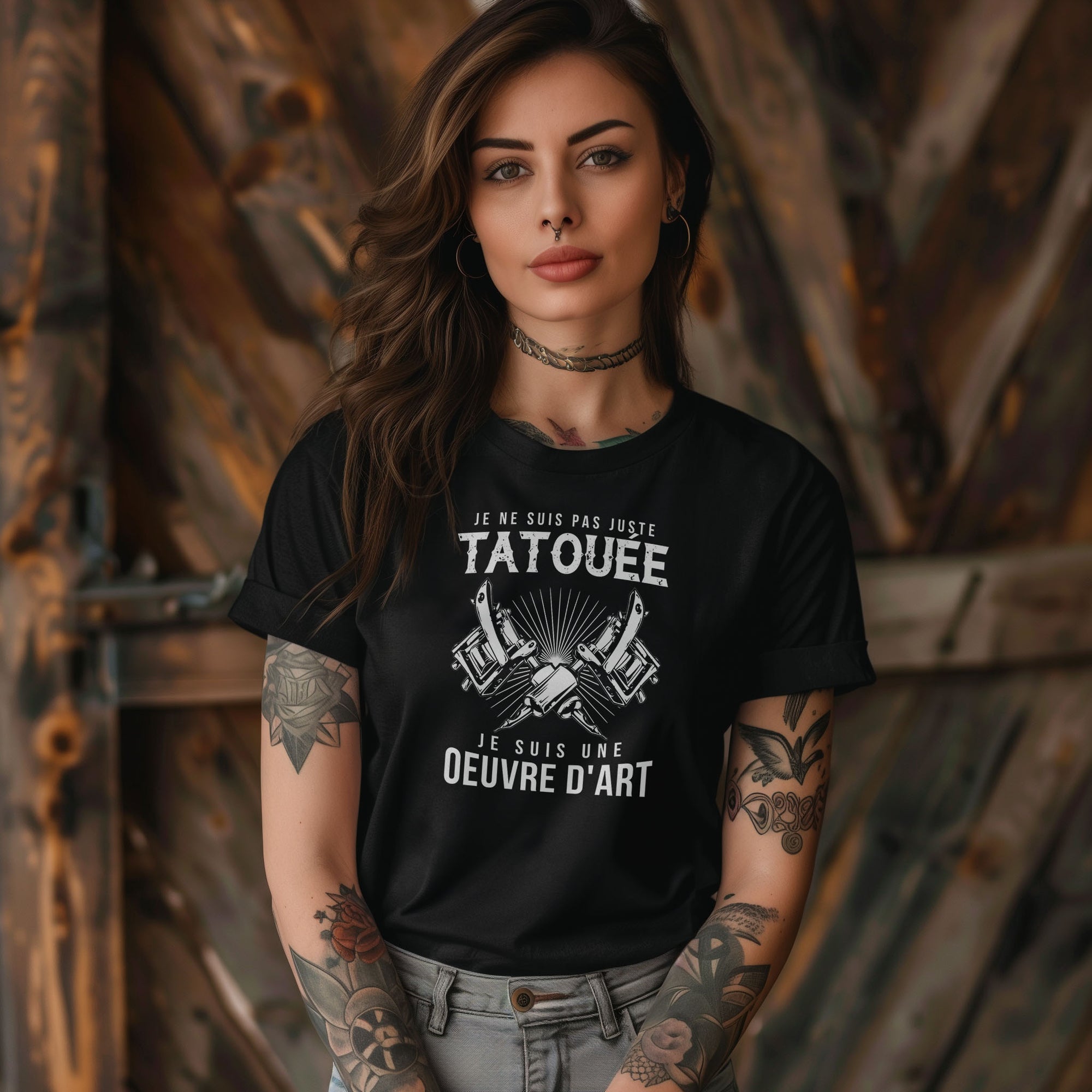 Je ne suis pas juste tatouée je suis une oeuvre d'art