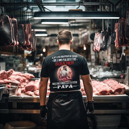 Boucher passionné, papa comblé