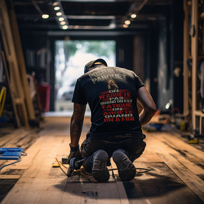 Poseur de Parquet, on n'arrête pas quand on est fatigué