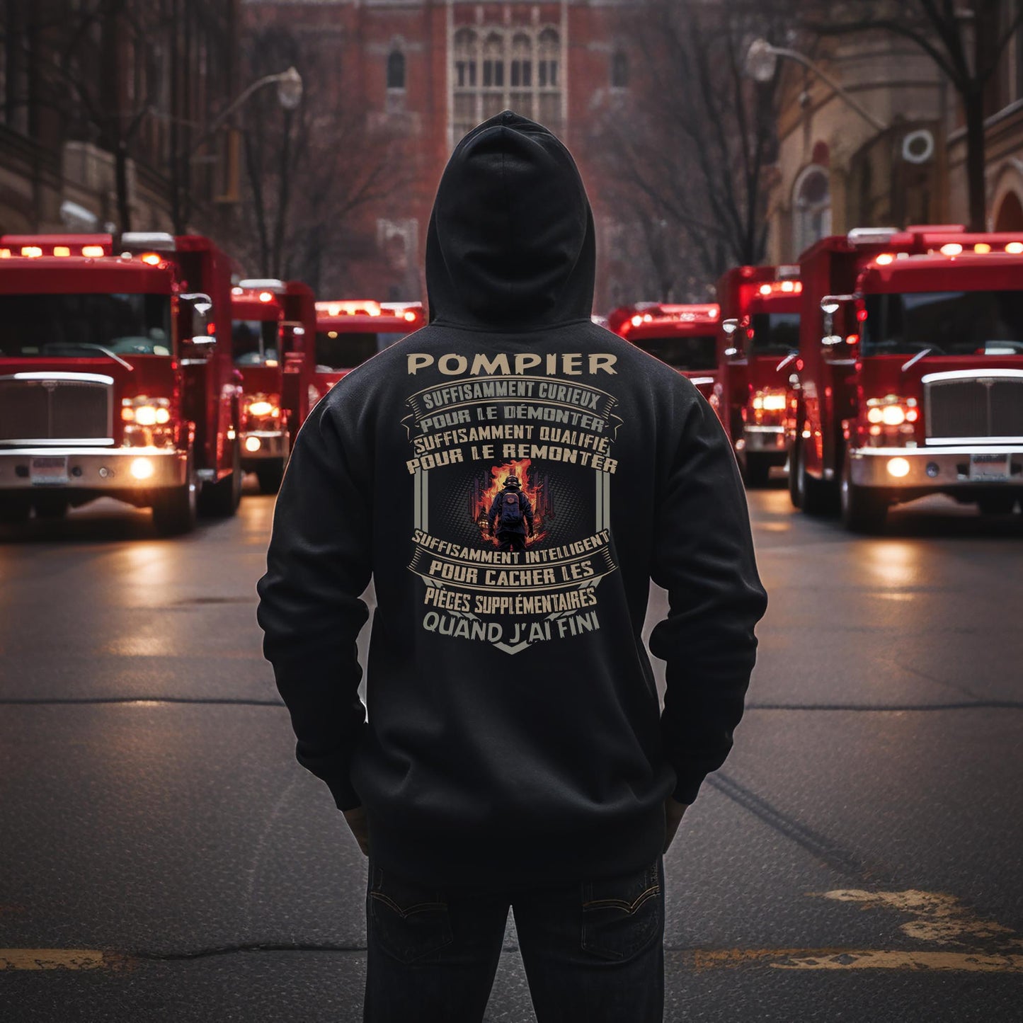 Les Pompiers sont assez curieux, assez qualifié et assez intelligents