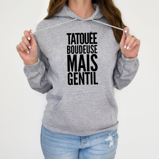 Tatouée boudeuse mais gentil