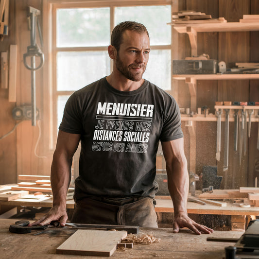 Menuisier, expert en distances sociales