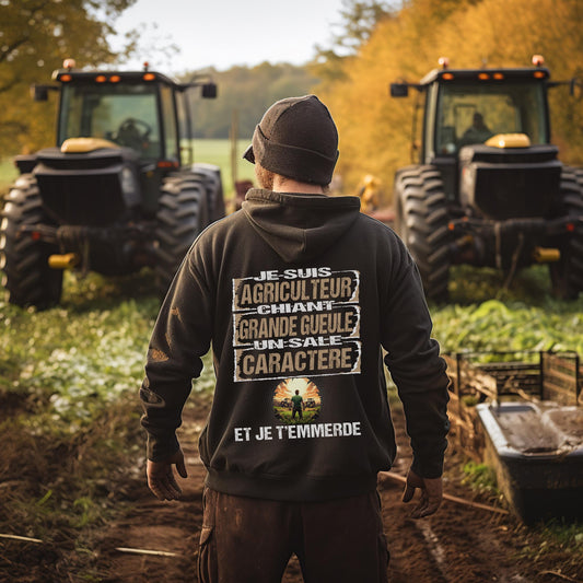Agriculteur, chiant, grande gueule, un sale caractère