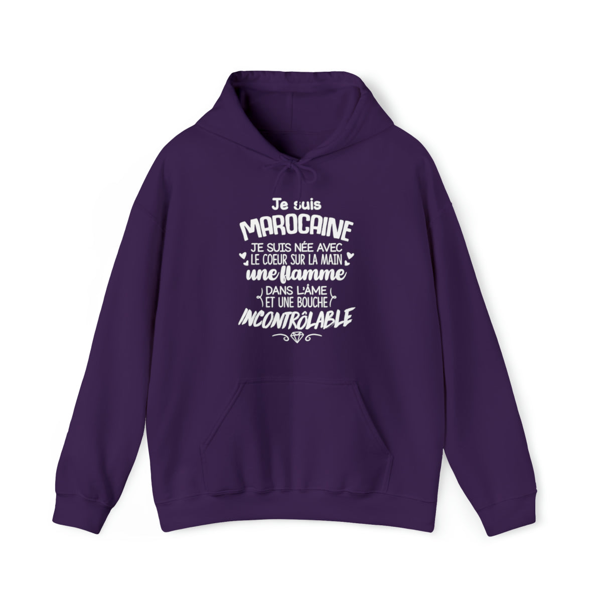 Je suis Marocaine, je suis née avec le coeur sur la mai