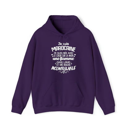 Je suis Marocaine, je suis née avec le coeur sur la mai