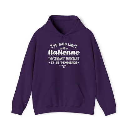 Je suis une Italienne indépendante insociable