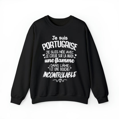 Je suis Portugaise, je suis née avec le coeur sur la mai