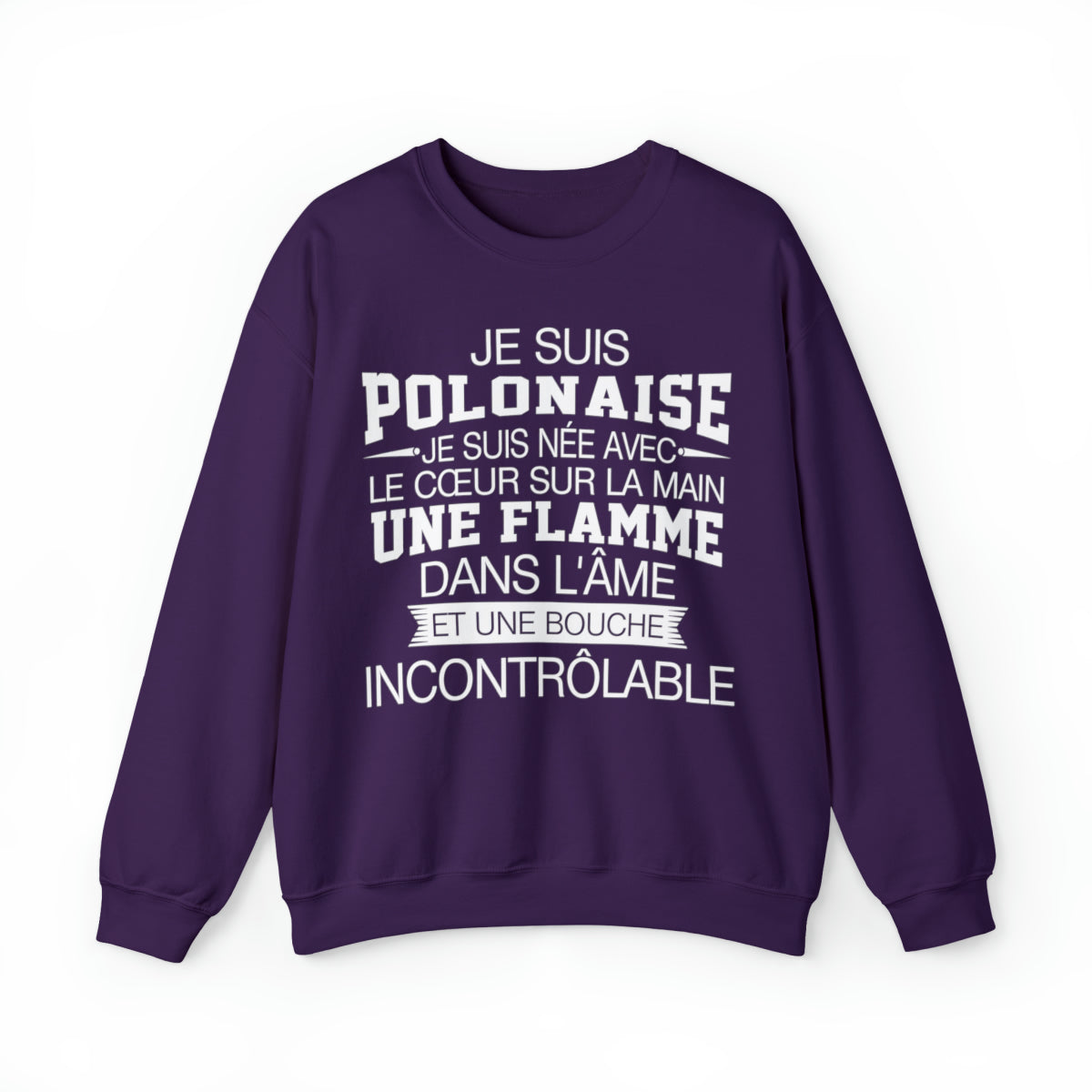 Je suis Polonaise, je suis née avec le coeur sur la mai