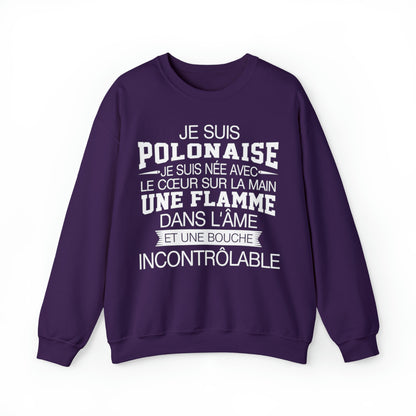 Je suis Polonaise, je suis née avec le coeur sur la mai