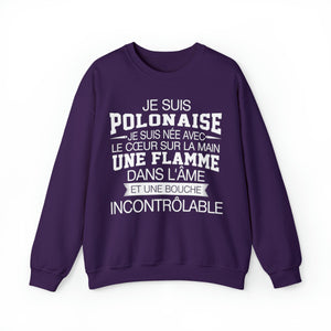 Je suis Polonaise, je suis née avec le coeur sur la mai