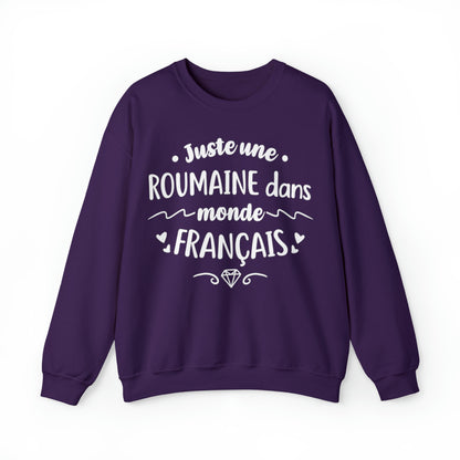 Juste une Roumaine dans monde Français