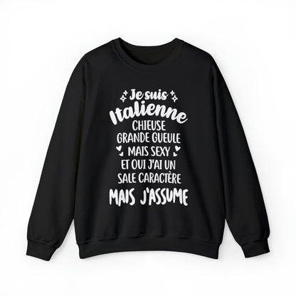 Je suis Italienne mais j'assume