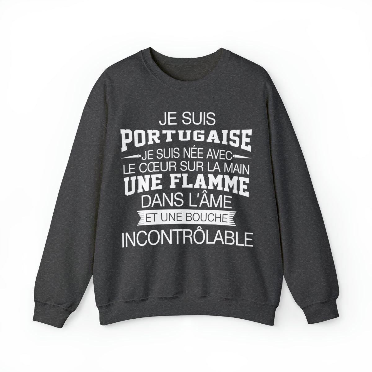 Je suis Portugaise, je suis née avec le coeur sur la mai