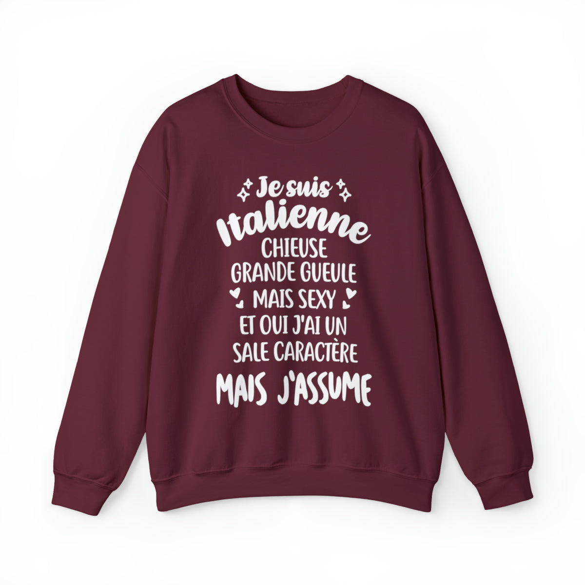 Je suis Italienne mais j'assume
