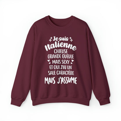 Je suis Italienne mais j'assume