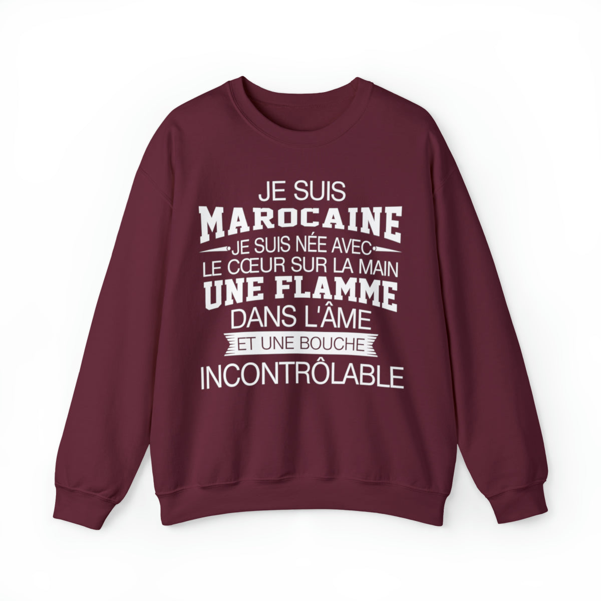 Je suis Marocaine, je suis née avec le coeur sur la mai