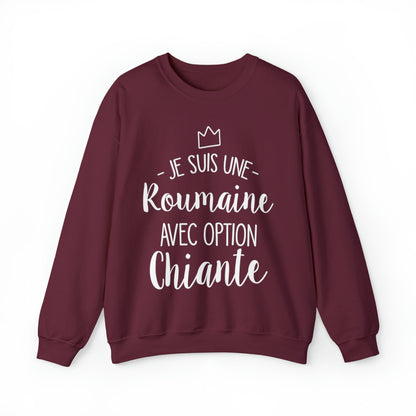 Je suis une Roumaine avec option chiante