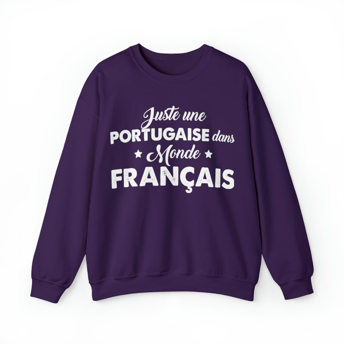 Juste une Portugaise dans monde Français