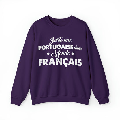 Juste une Portugaise dans monde Français