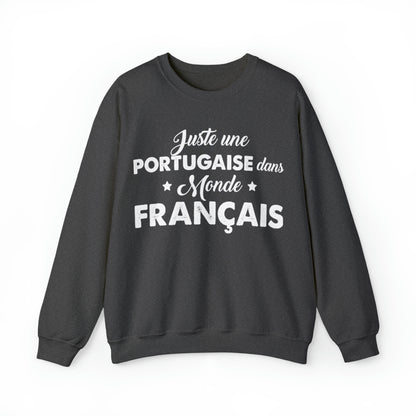 Juste une Portugaise dans monde Français
