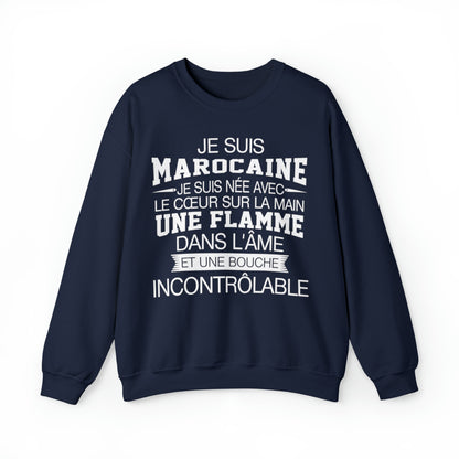 Je suis Marocaine, je suis née avec le coeur sur la mai