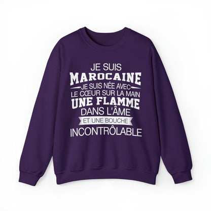 Je suis Marocaine, je suis née avec le coeur sur la mai