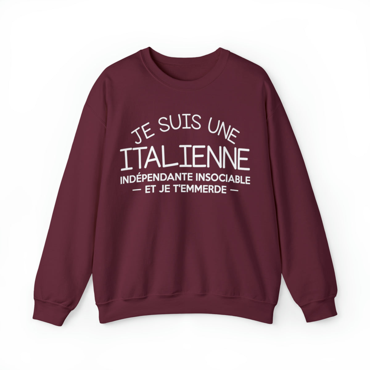 Je suis une Italienne indépendante insociable