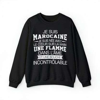 Je suis Marocaine, je suis née avec le coeur sur la mai