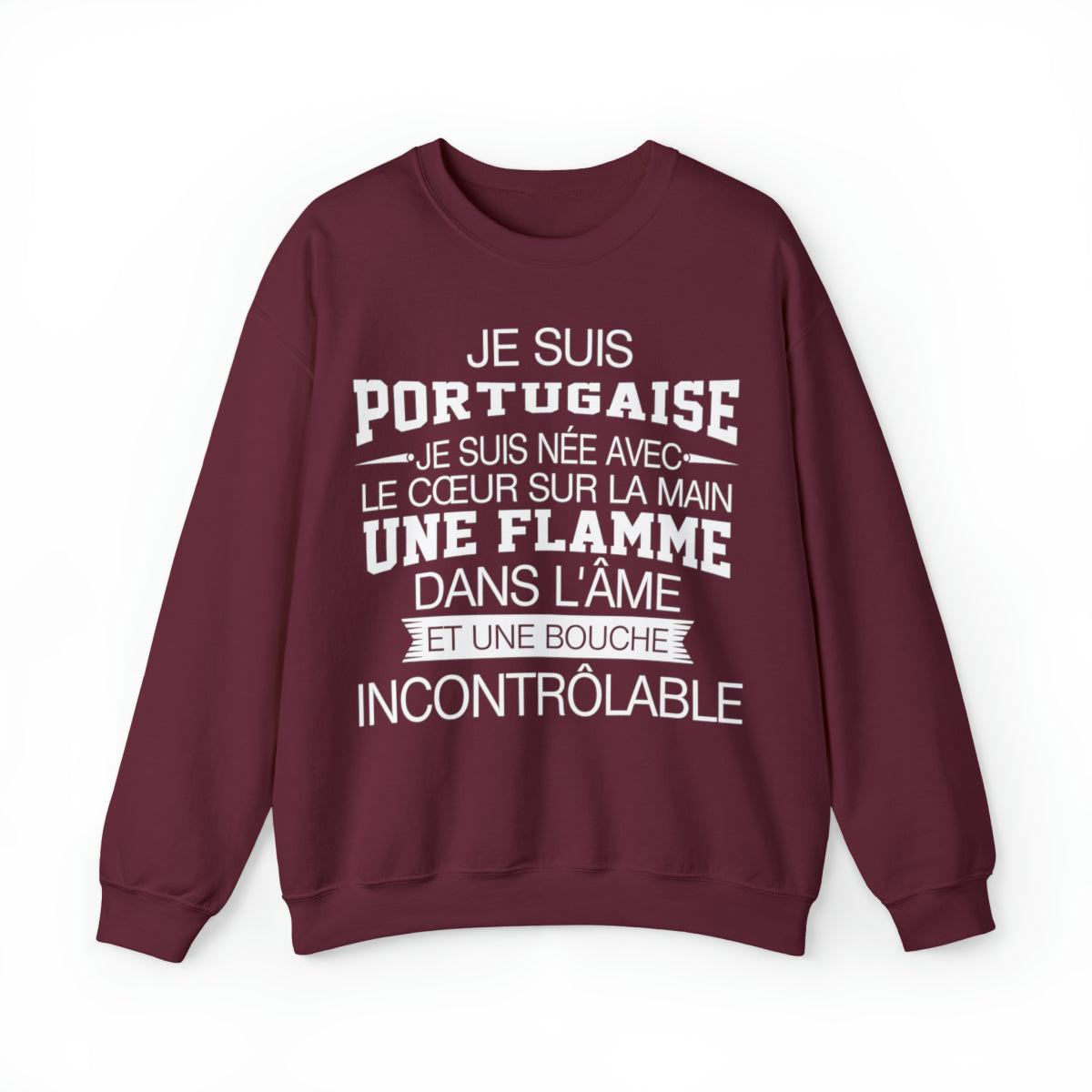 Je suis Portugaise, je suis née avec le coeur sur la mai
