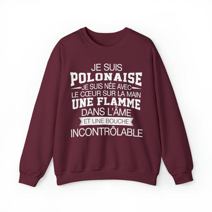 Je suis Polonaise, je suis née avec le coeur sur la mai