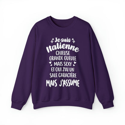 Je suis Italienne mais j'assume