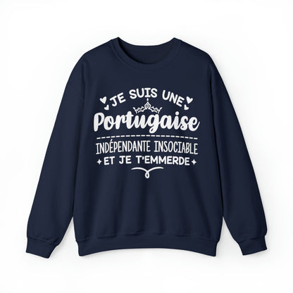 Je suis une Portugaise indépendante insociable