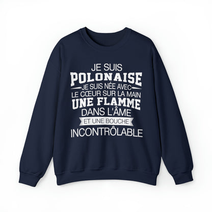 Je suis Polonaise, je suis née avec le coeur sur la mai