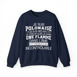 Je suis Polonaise, je suis née avec le coeur sur la mai