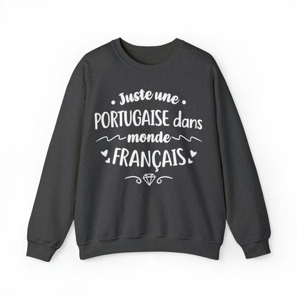 Juste une Portugaise dans monde Français