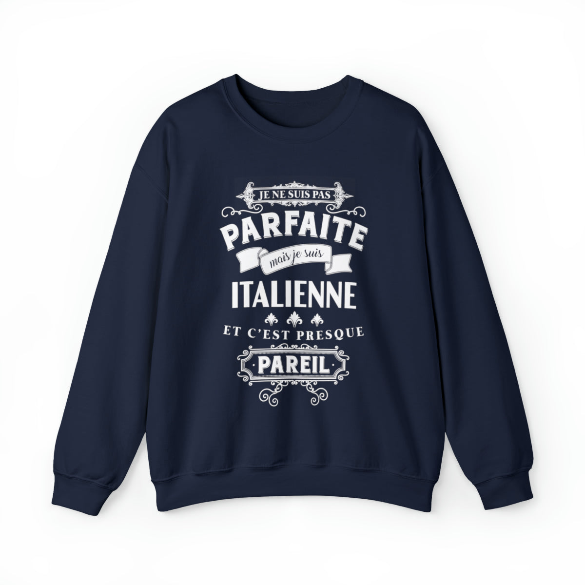 Je suis Italienne et c'est presque pareil