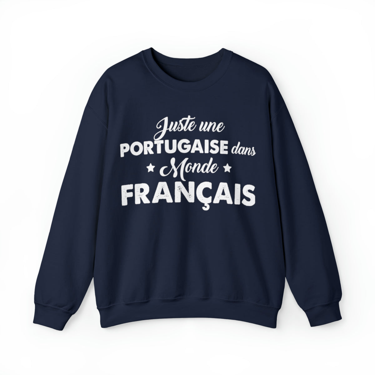 Juste une Portugaise dans monde Français