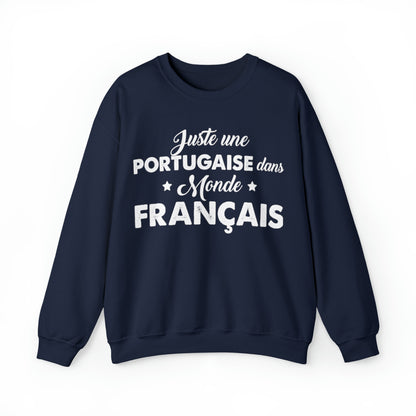 Juste une Portugaise dans monde Français